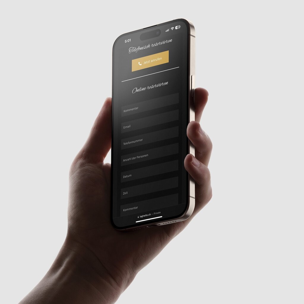 iPhone 15 Pro in Hand Mockups by Asylab